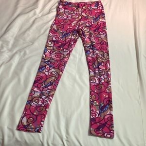 LuLaRoe Tween Leggings Pattern Swirls